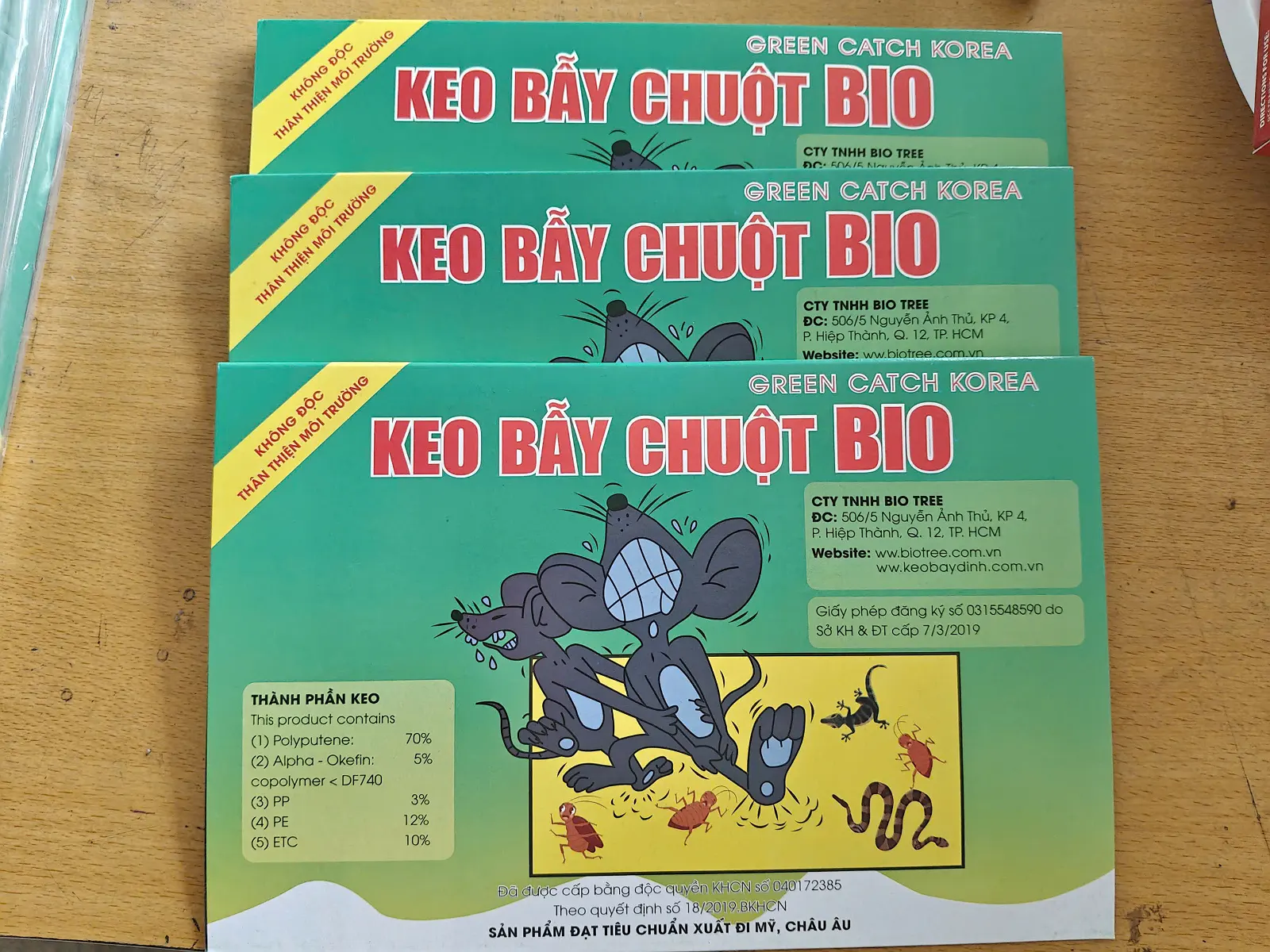 Keo bẫy chuột , keo dính chuột BIO