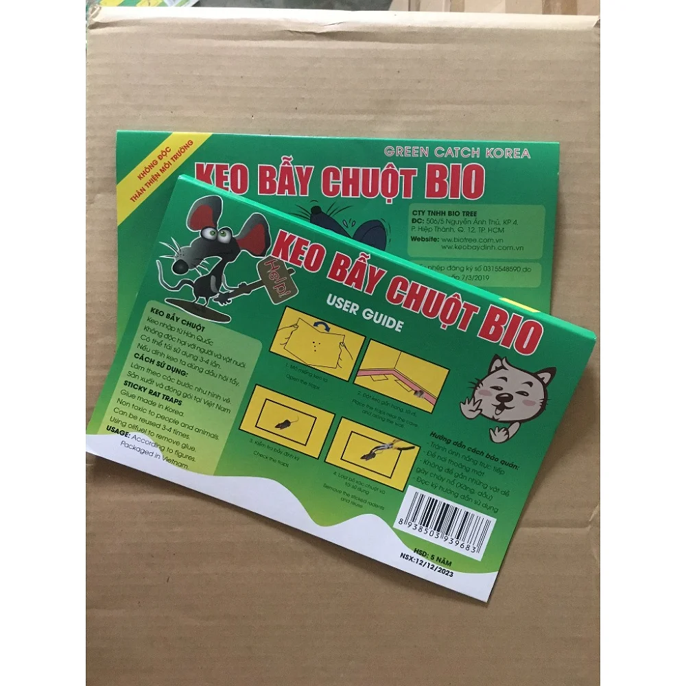 Keo bẫy chuột , keo dính chuột BIO - Ảnh 3